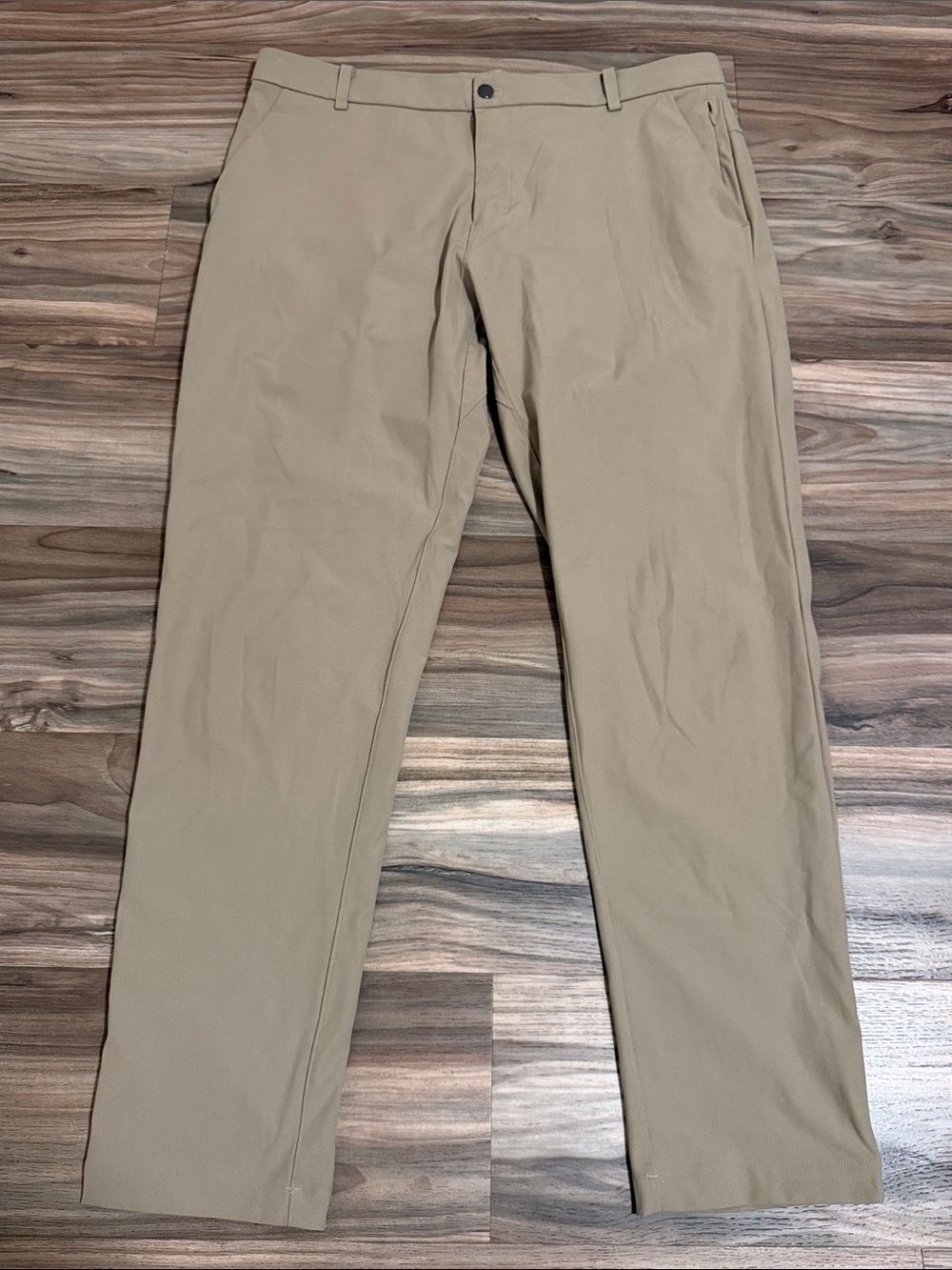 Lululemon Pant ABC Classic Fit Warpstreme Mens Sz. 38 Performance Khaki